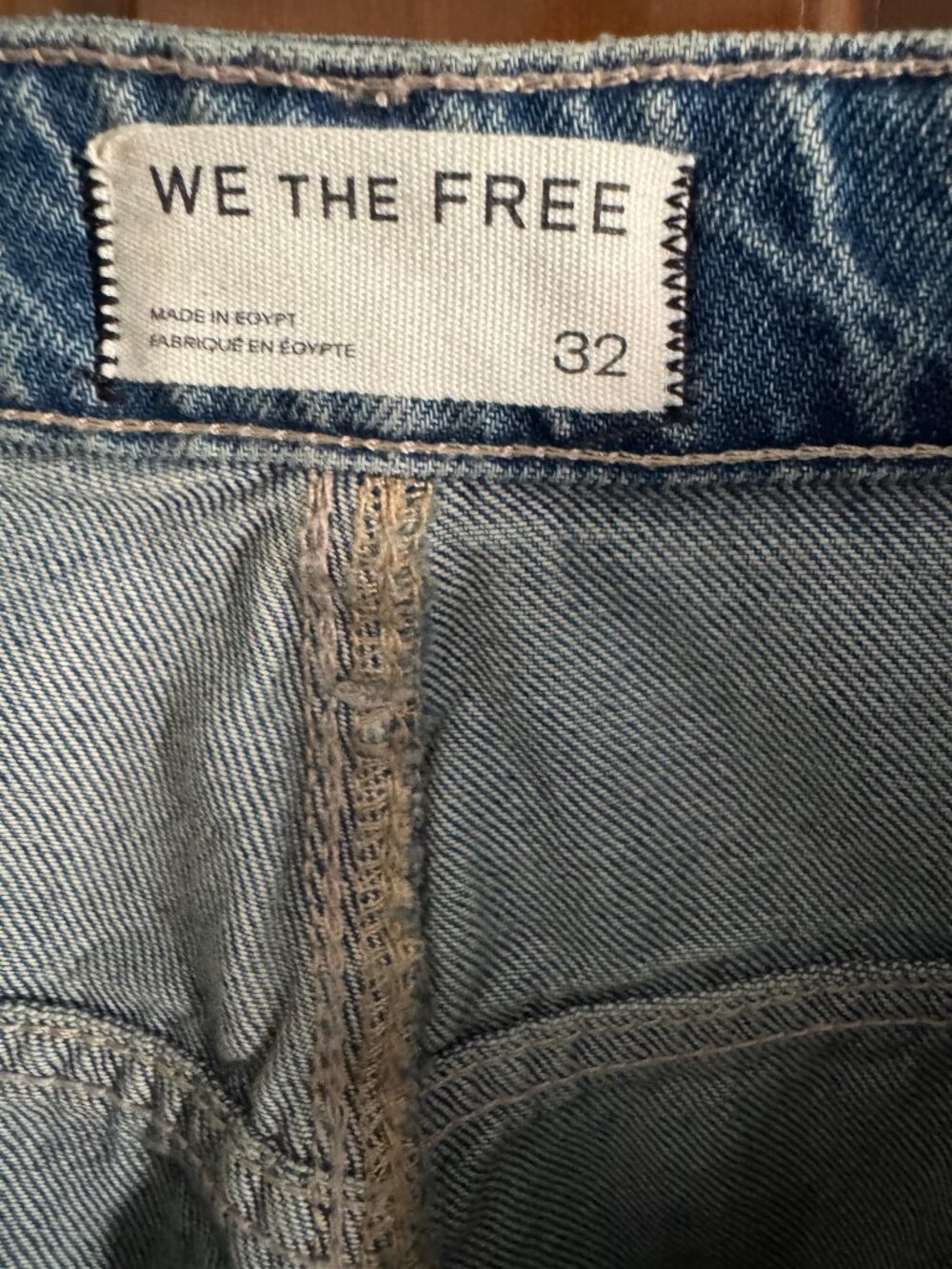 Free People We The Free High Hopes Moxie Jeans Indigo Size 32 NWT - Picture 8 of 13